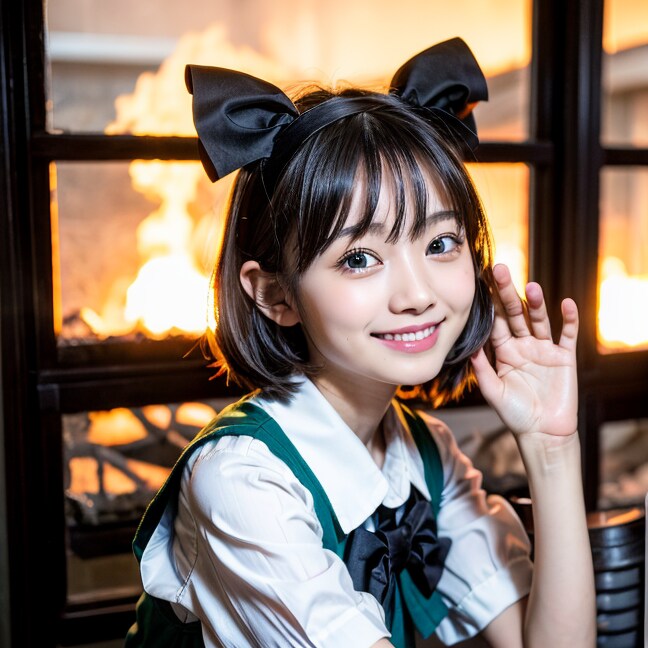 先生、火事っすー