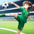 プロサッカー選手な碧海ちゃん 2枚目