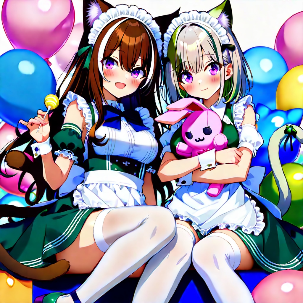 (ฅ'ω'ฅ)ﾆｬﾝ♡(ฅ'ω'ฅ)ﾆｬﾝ♡ | の人気AIイラスト・グラビア