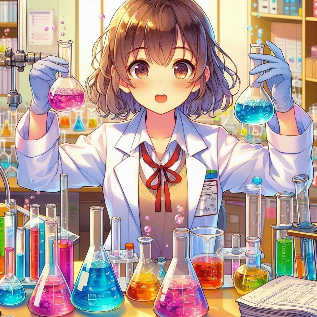 サイエンスな少女(DALL-E)(2)