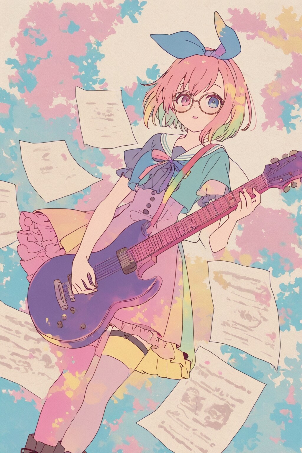 ギター少女 | の人気AIイラスト・グラビア