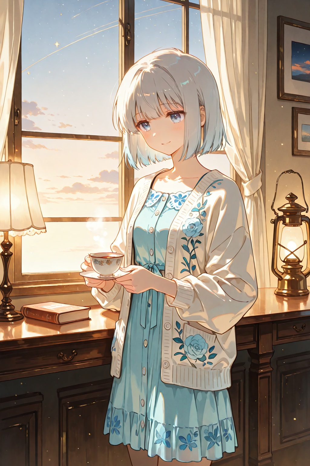 まだ灯りのともらない席へ | の人気AIイラスト・グラビア