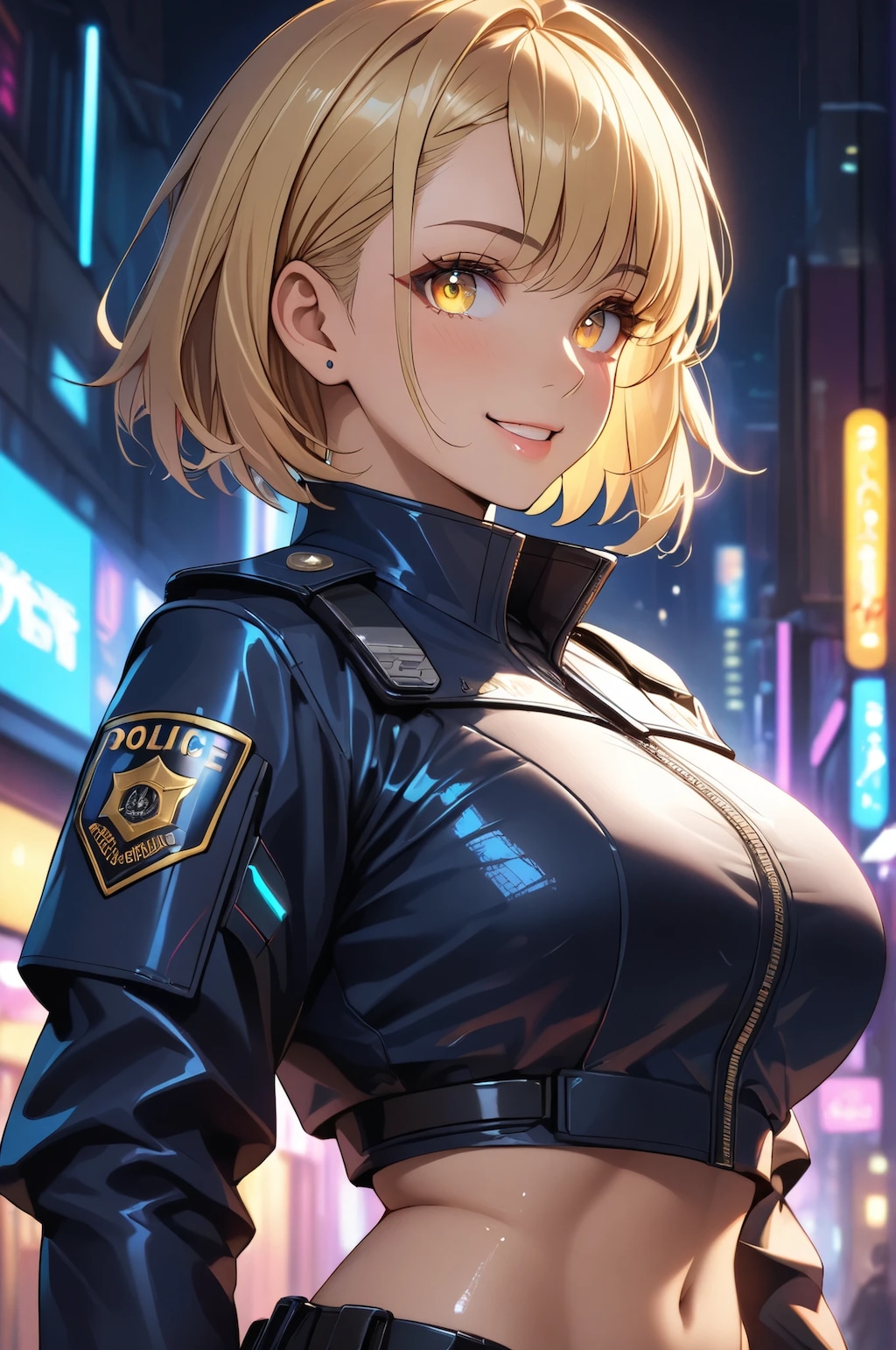 サイバーパンクな警察官