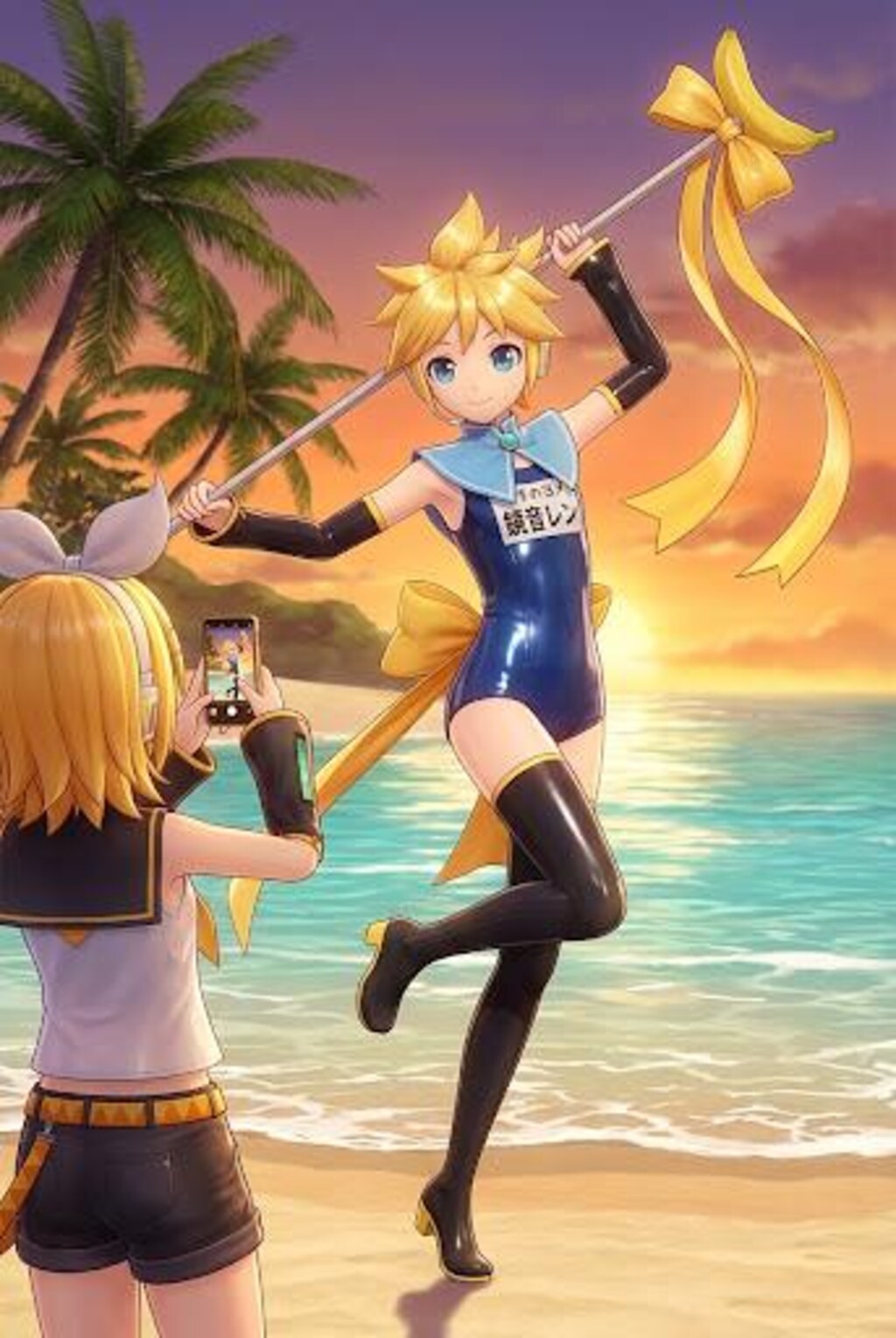 鏡音レンの暴走　撮影中