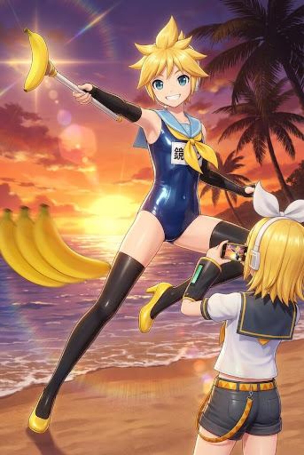 鏡音レンの暴走　撮影中