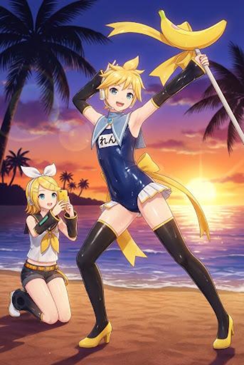 鏡音レンの暴走　撮影中