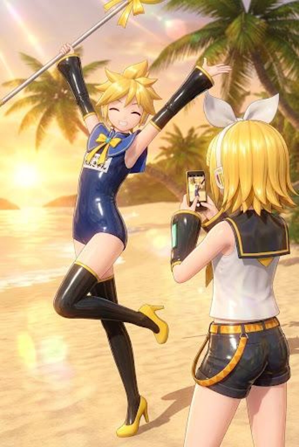 鏡音レンの暴走　撮影中