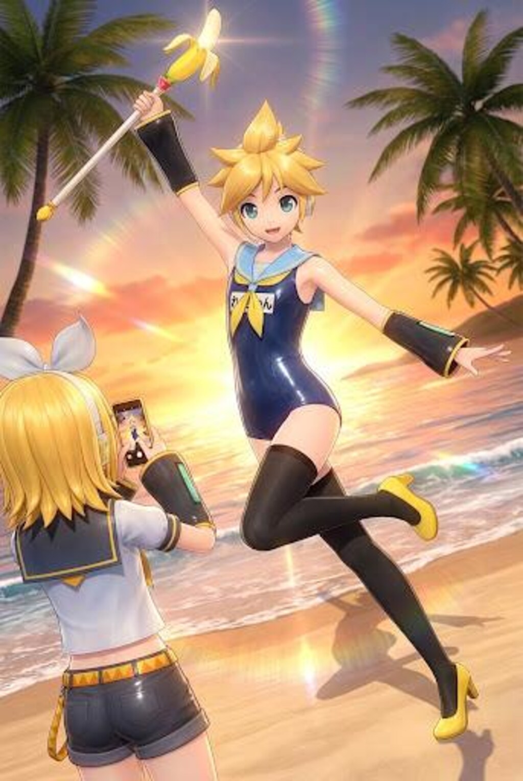 鏡音レンの暴走　撮影中