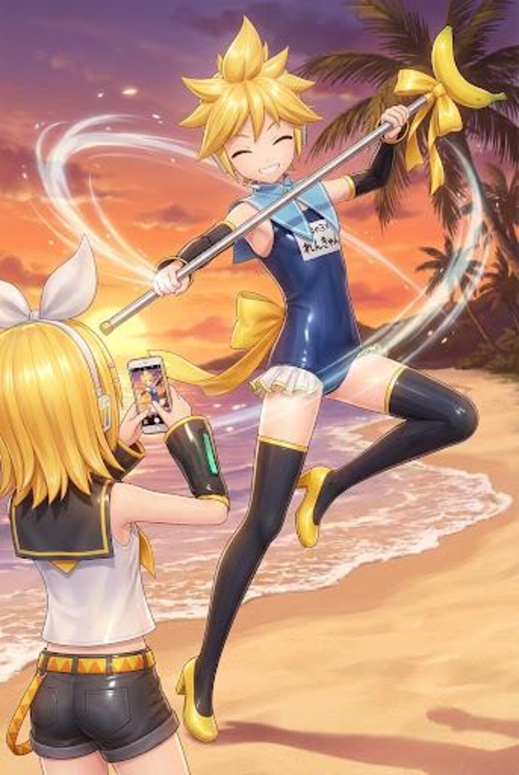 鏡音レンの暴走　撮影中