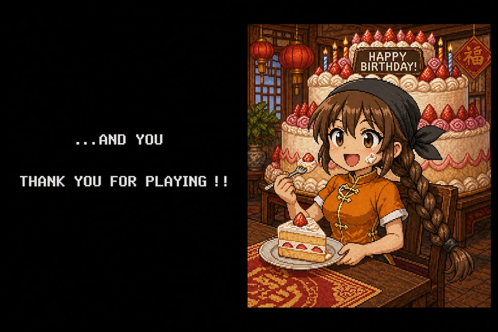 【誕生日FA】うちの子師匠さん。