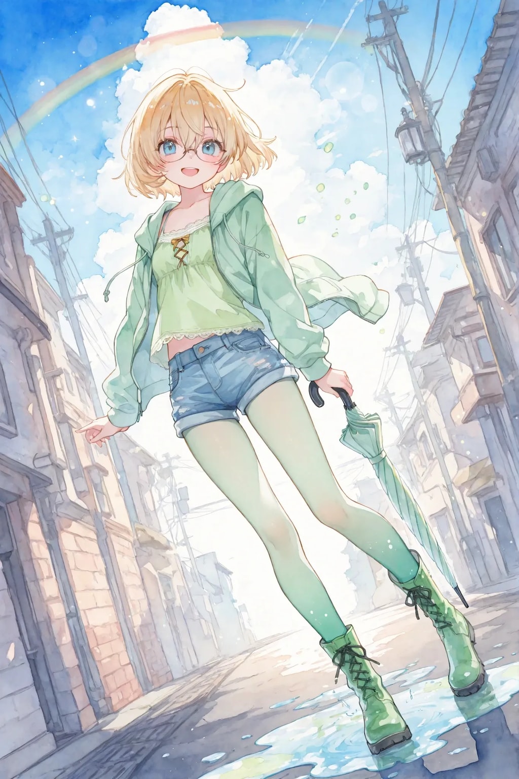 雨上がりに純ちゃん