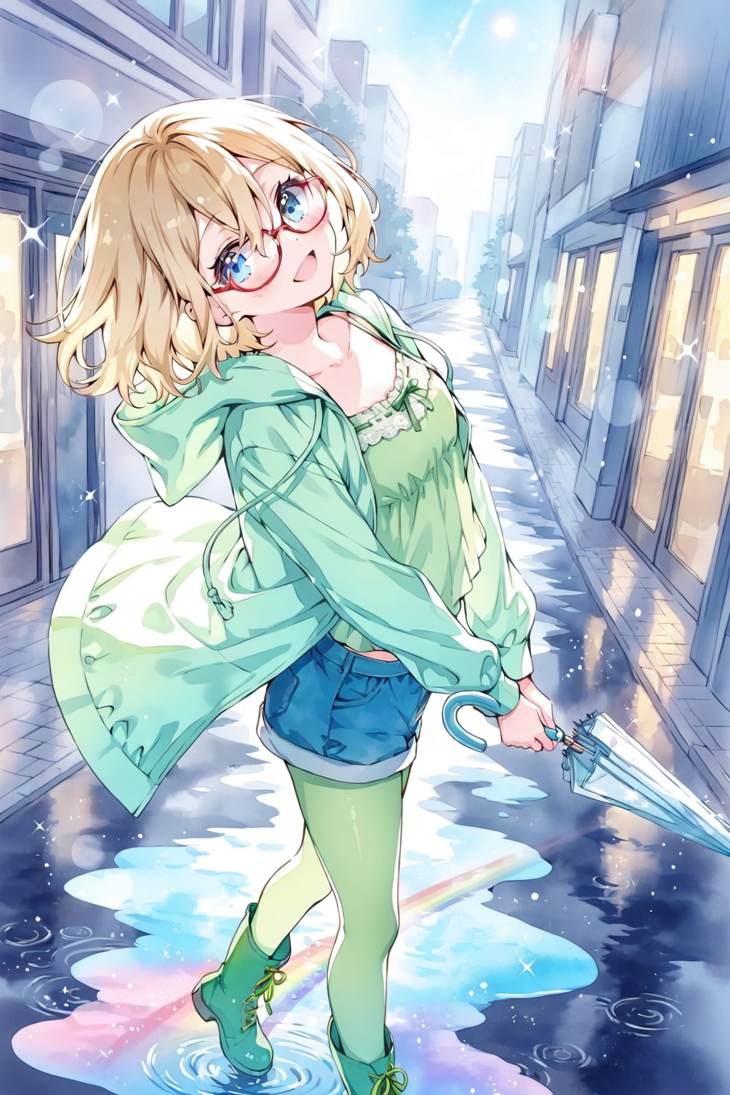 雨上がりに純ちゃん