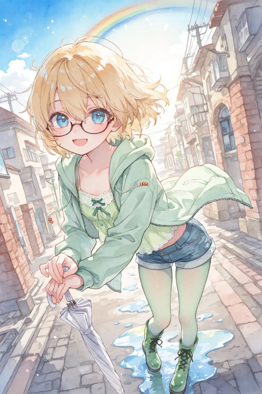 雨上がりに純ちゃん