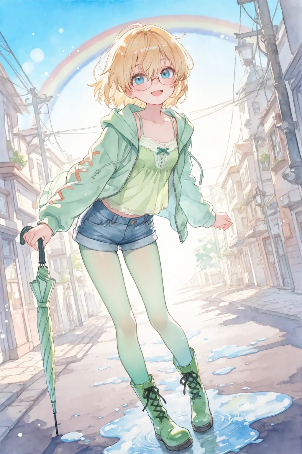 雨上がりに純ちゃん