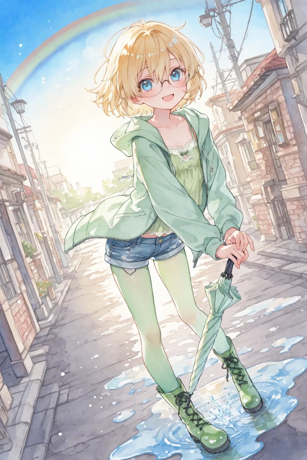 雨上がりに純ちゃん