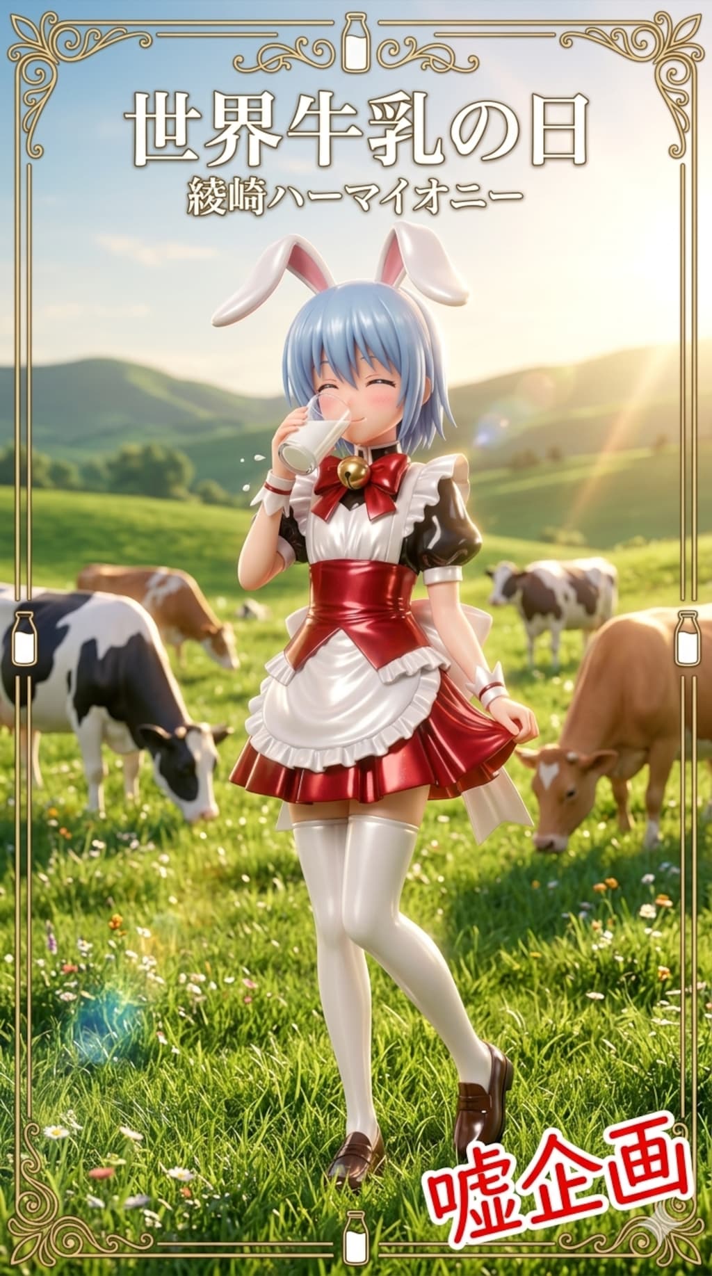 世界牛乳の日　綾崎ハーマイオニー
