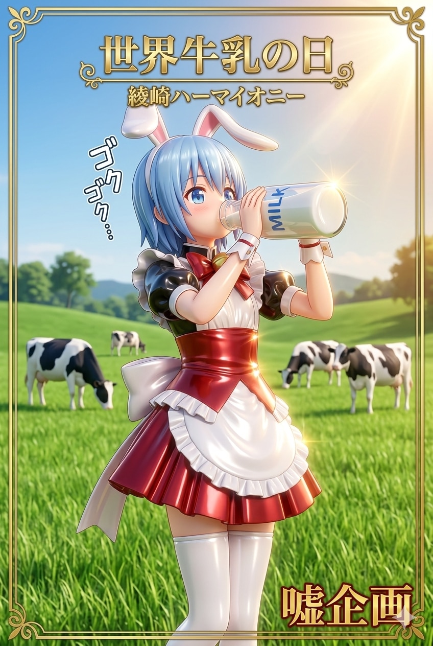 世界牛乳の日　綾崎ハーマイオニー