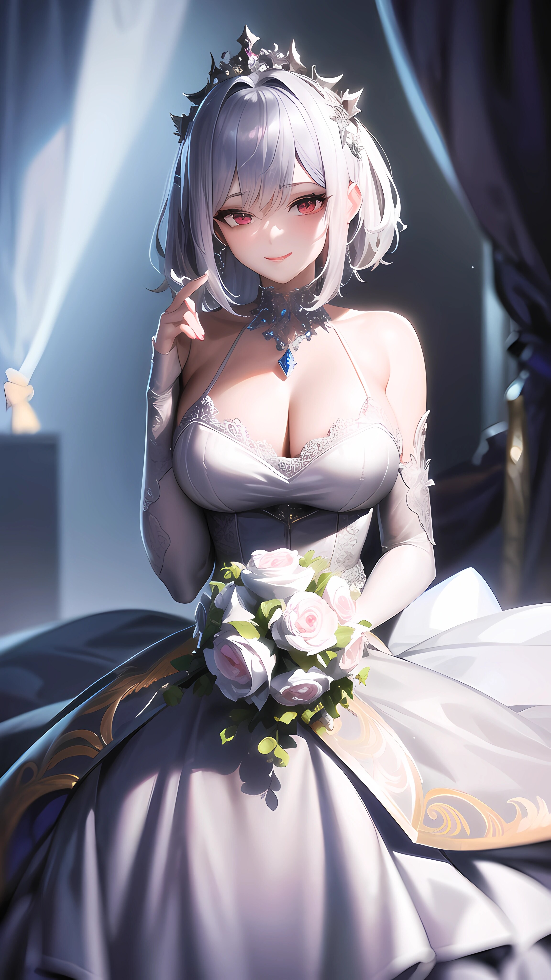 銀白の花嫁