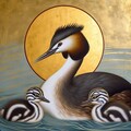 Grebes on church mural 4枚目