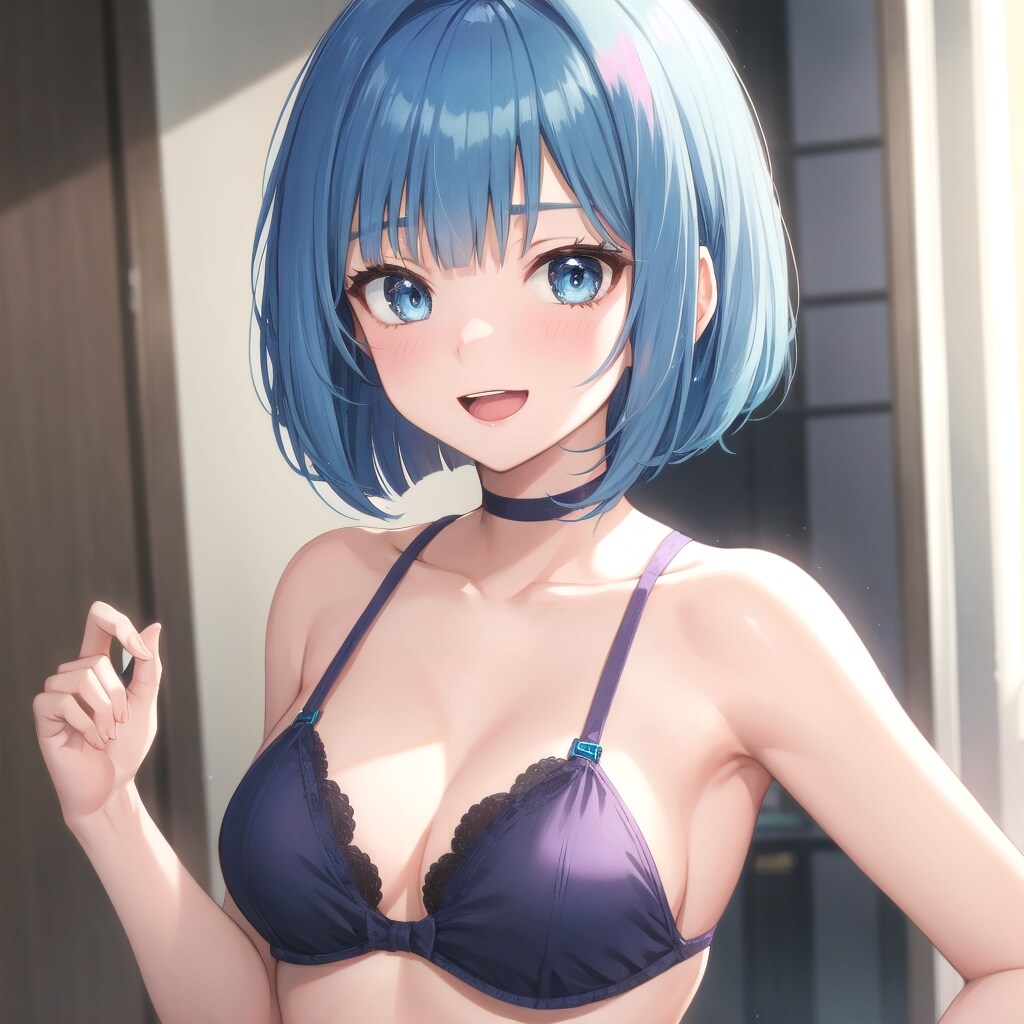 下着姿ボブ子ちゃん