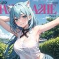 猫耳お姉さん情報誌「ねこみみマガジン」✨ししょちゃんの朝の身支度特集号🐱 2枚目