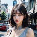 乳見せクロップトップ 5枚目