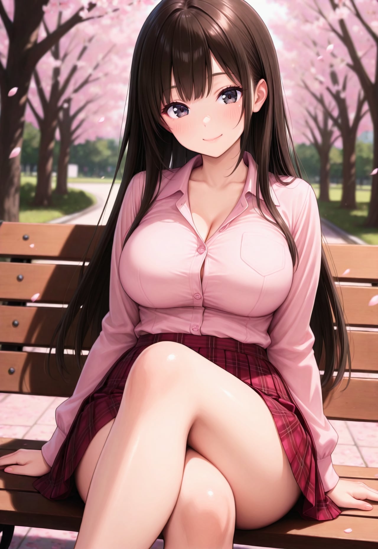 1381（ピンクのブラウス） | の人気AIイラスト・グラビア