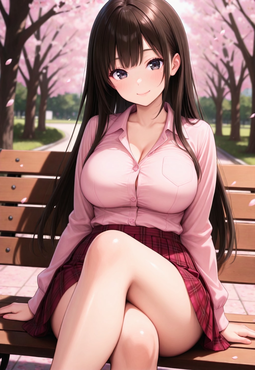 1381（ピンクのブラウス）