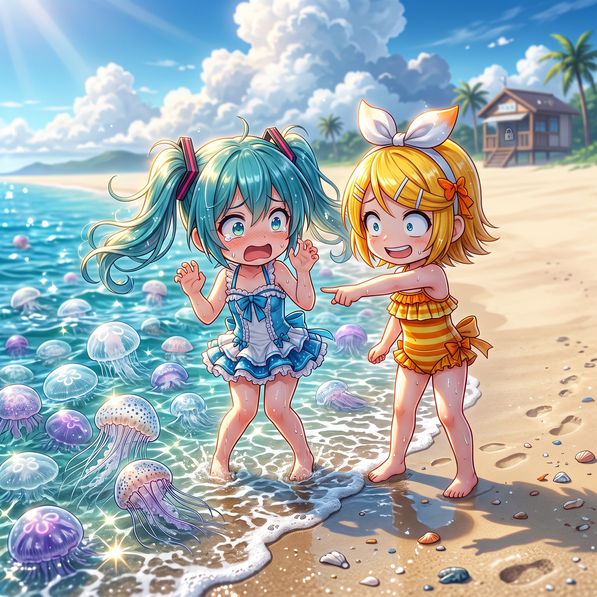 やったー！貸し切りだー！ゲッ！😱 | の人気AIイラスト・グラビア