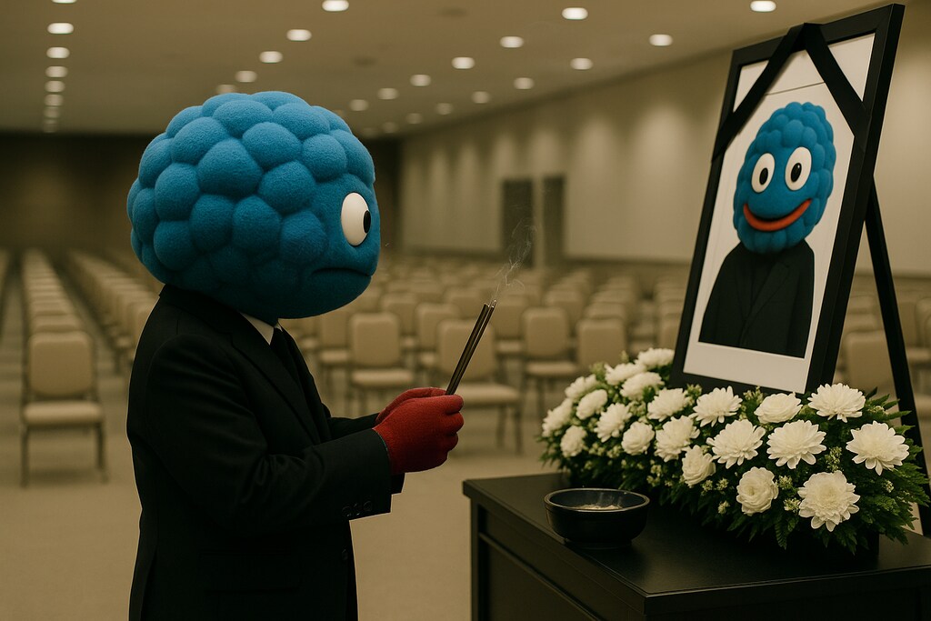 数日間、喪に服します🙇