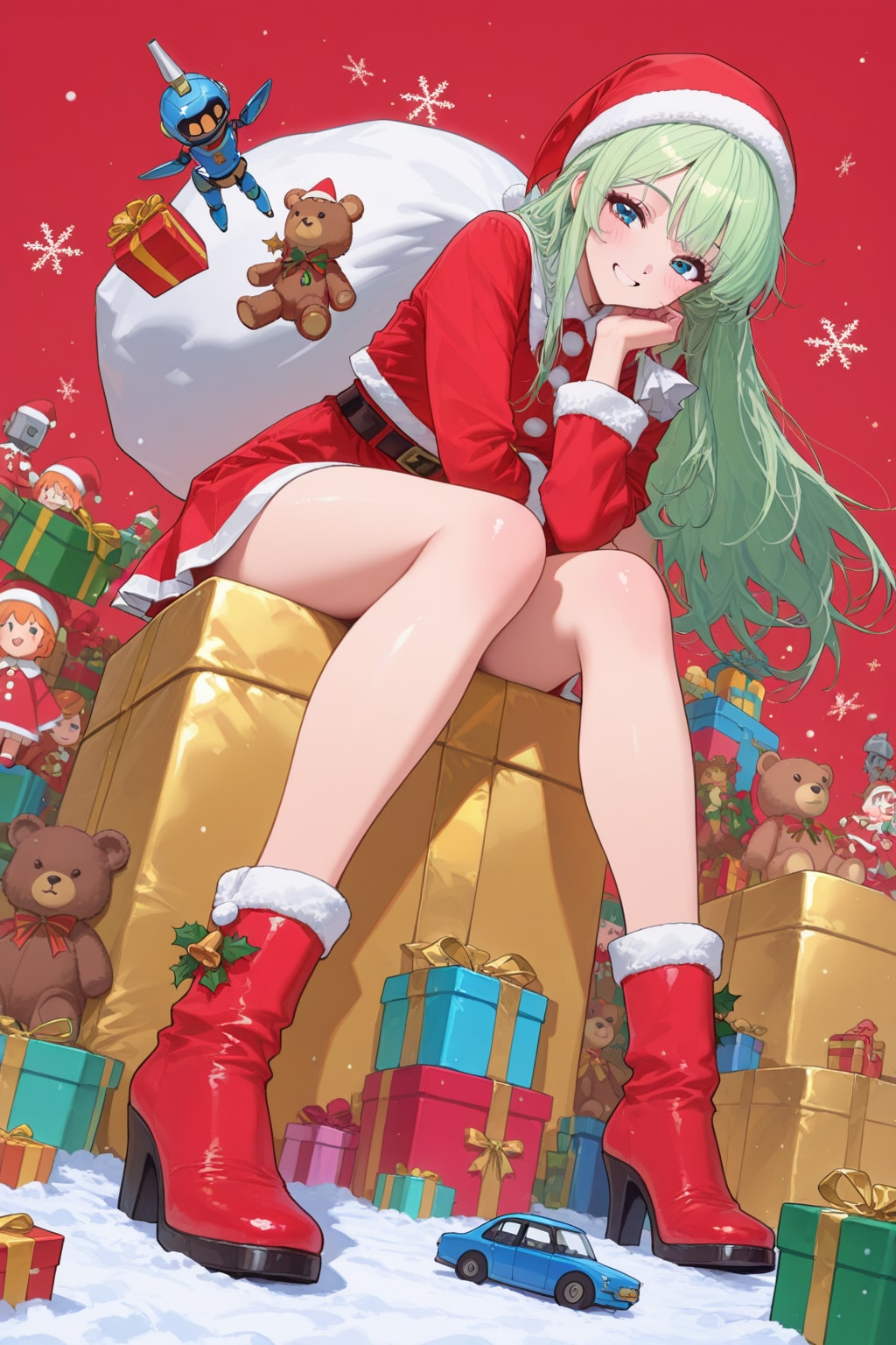 プレゼントは何にする？【全二枚】 | の人気AIイラスト・グラビア