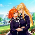 ほっぺにキス女学園制服コスプレ人妻達 7枚目
