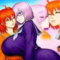 ほっぺにキス女学園制服コスプレ人妻達 11枚目