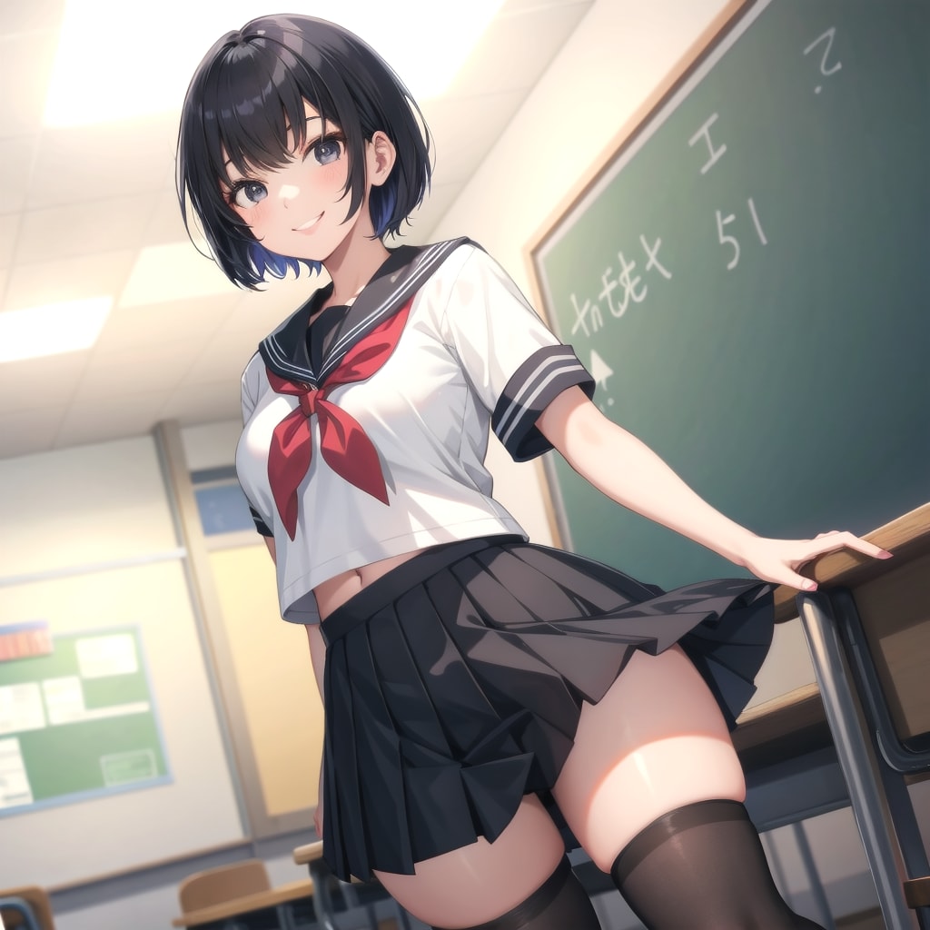 制服04 | の人気AIイラスト・グラビア