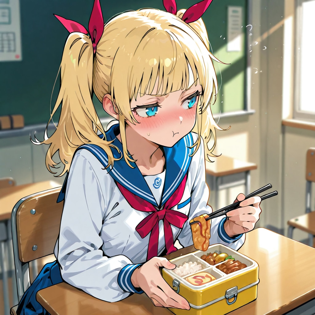 ……っ。『あーん』なんてしないわよ！ 自分で食べなさいよバカ！