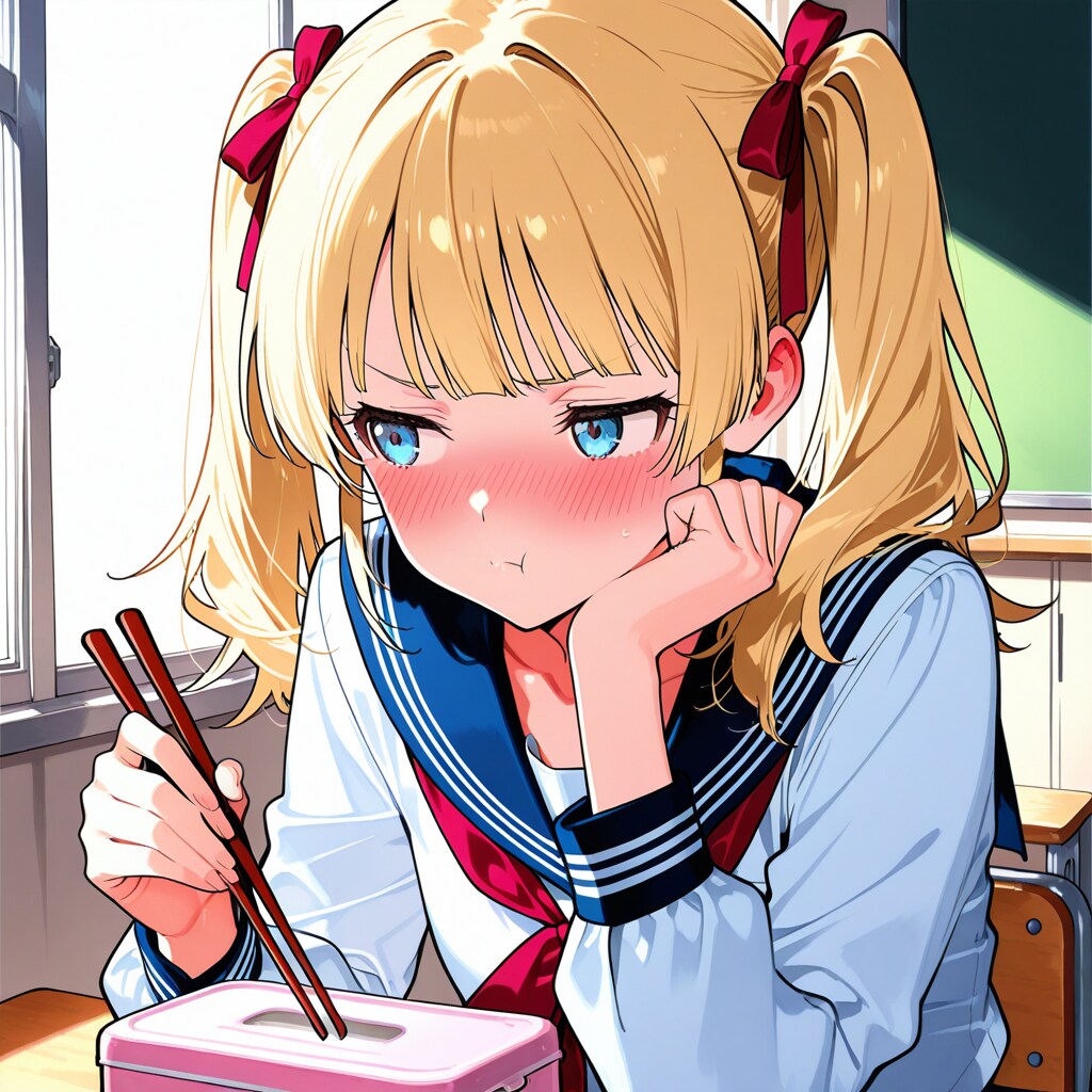 ……っ。『あーん』なんてしないわよ！ 自分で食べなさいよバカ！