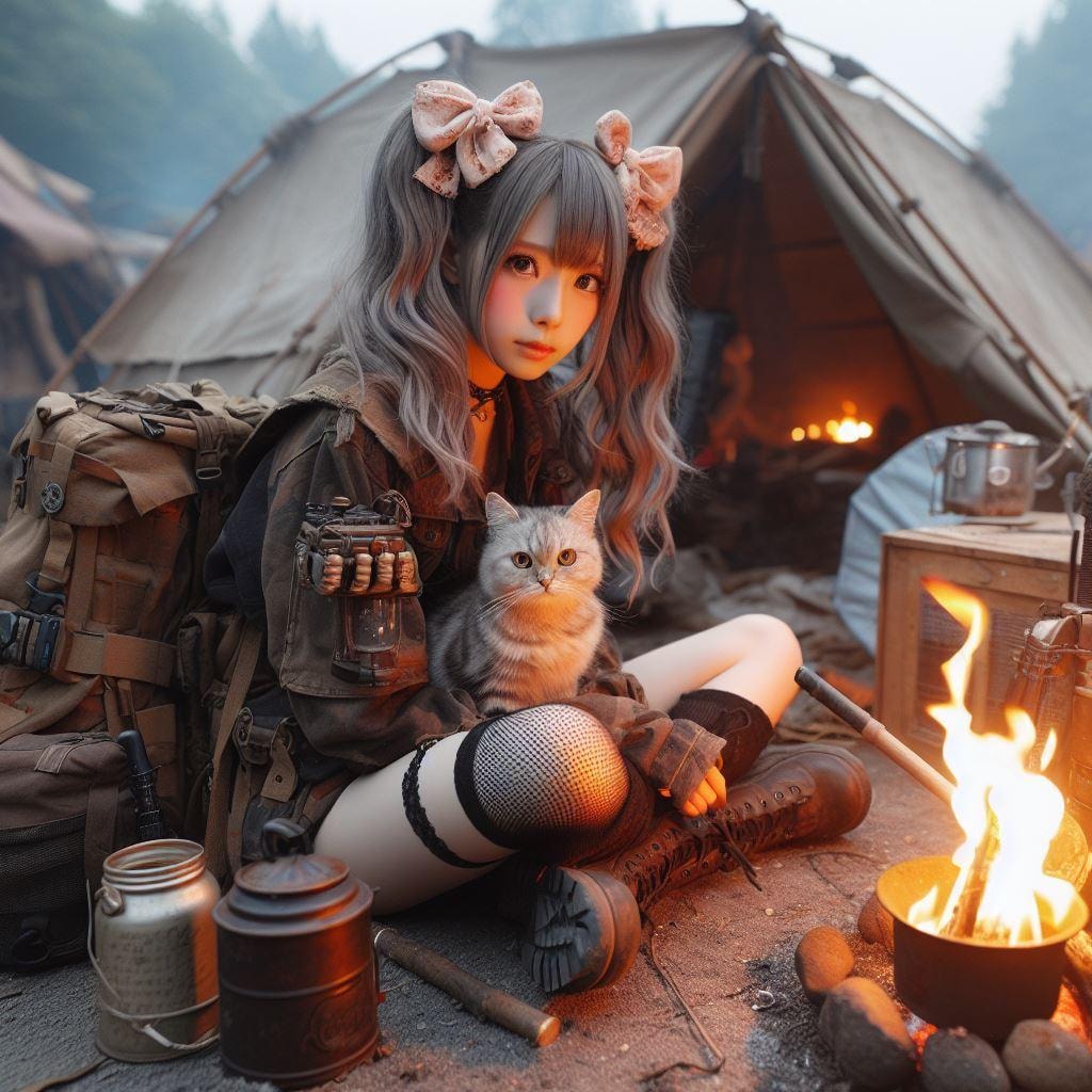 終わりの世界の一人と一匹