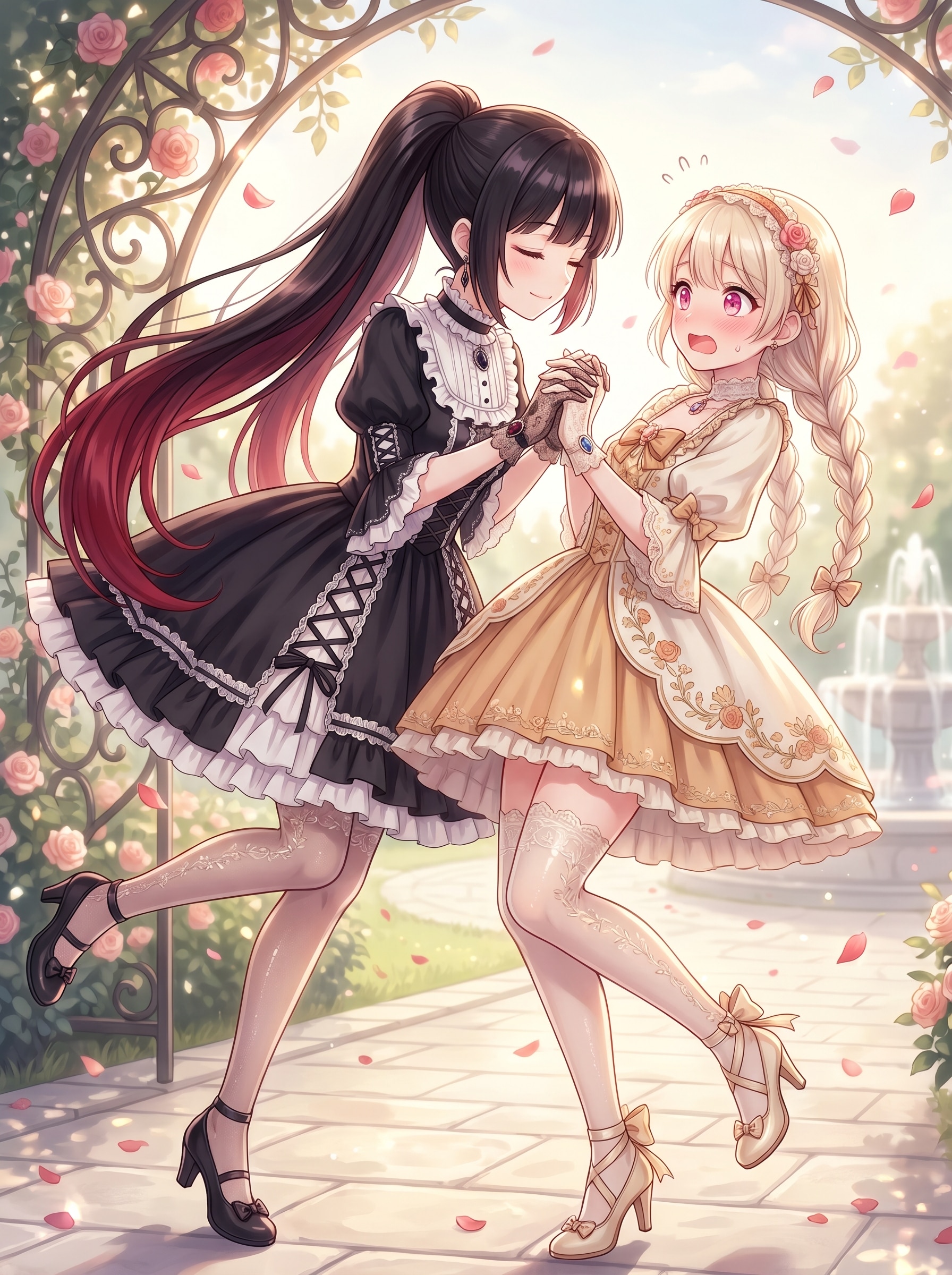 薔薇苑恋慕 | の人気AIイラスト・グラビア