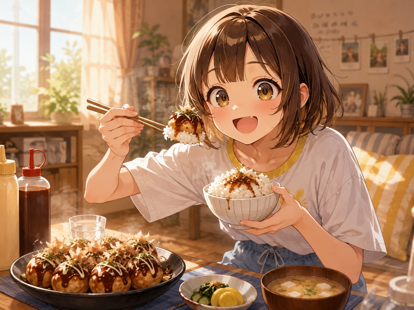 たこ焼きは、おかず。