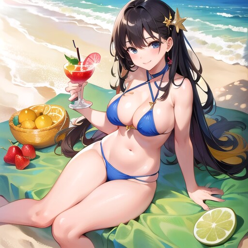 ビーチでのんびり - Hanging out at the beach