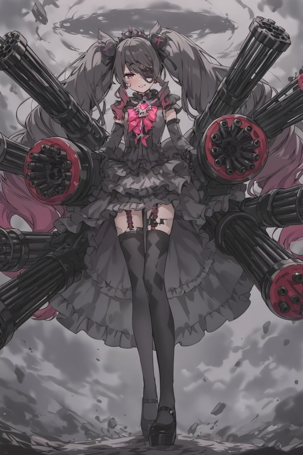 重火器で戦う魔法少女