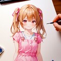 さとみんが描いた水彩画風のさとみん 3枚目