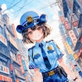 婦警さん 5枚目