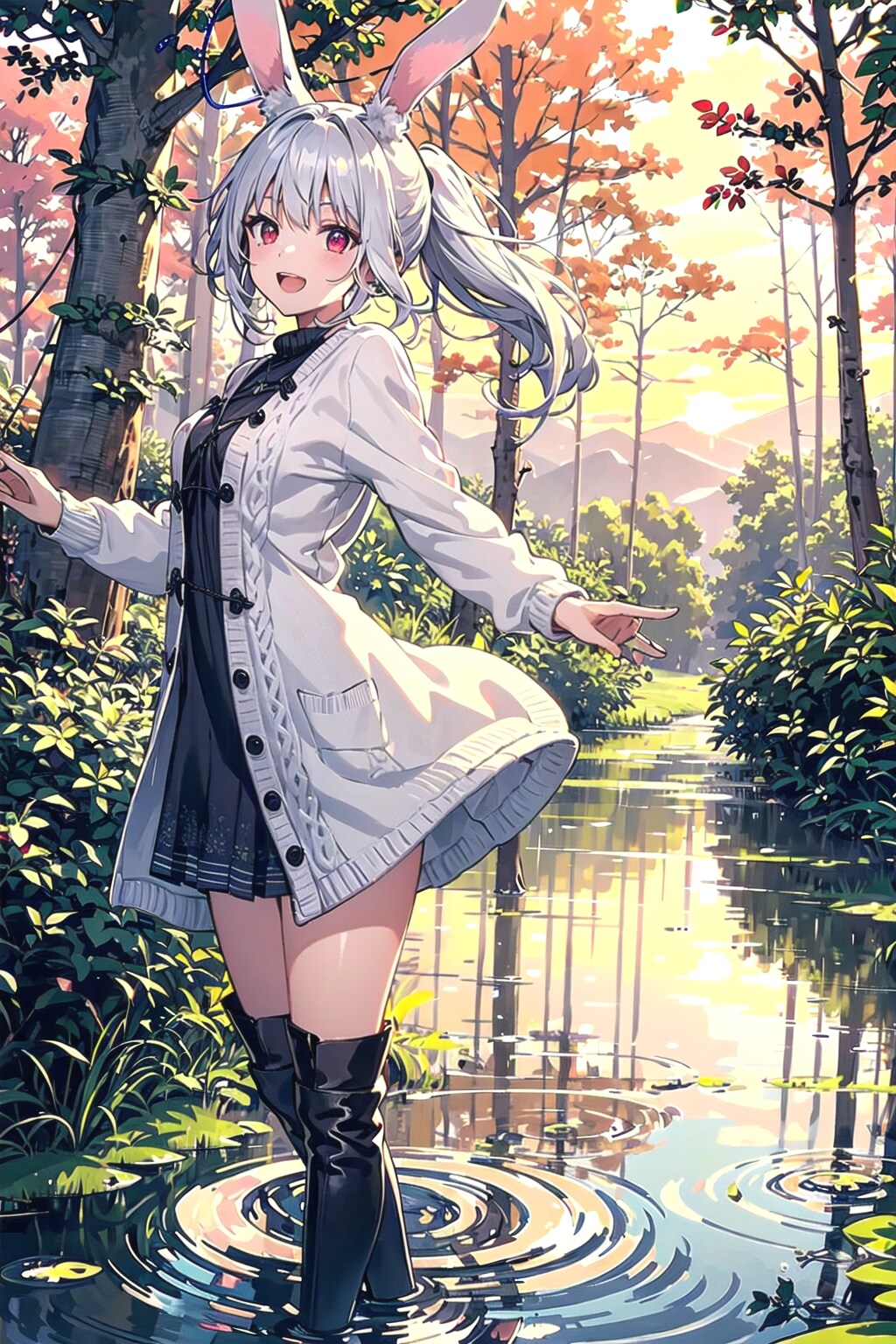 雨上がりなので〜す🌂