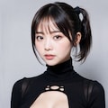 タートルネックでポロリ 10枚目