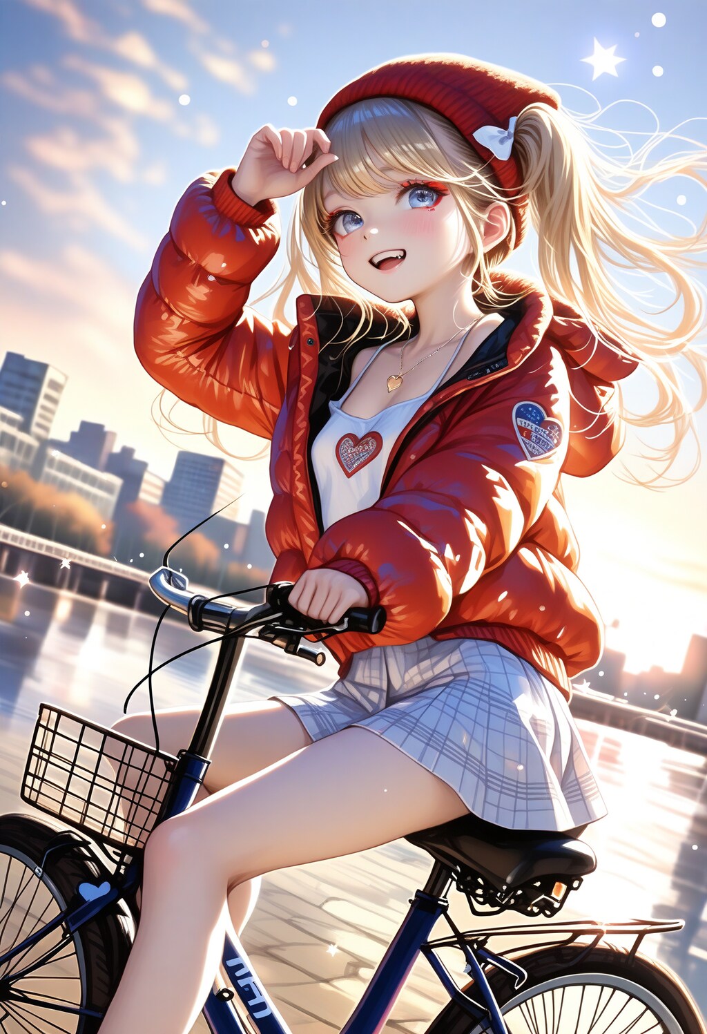 朝焼けお買い物ガール