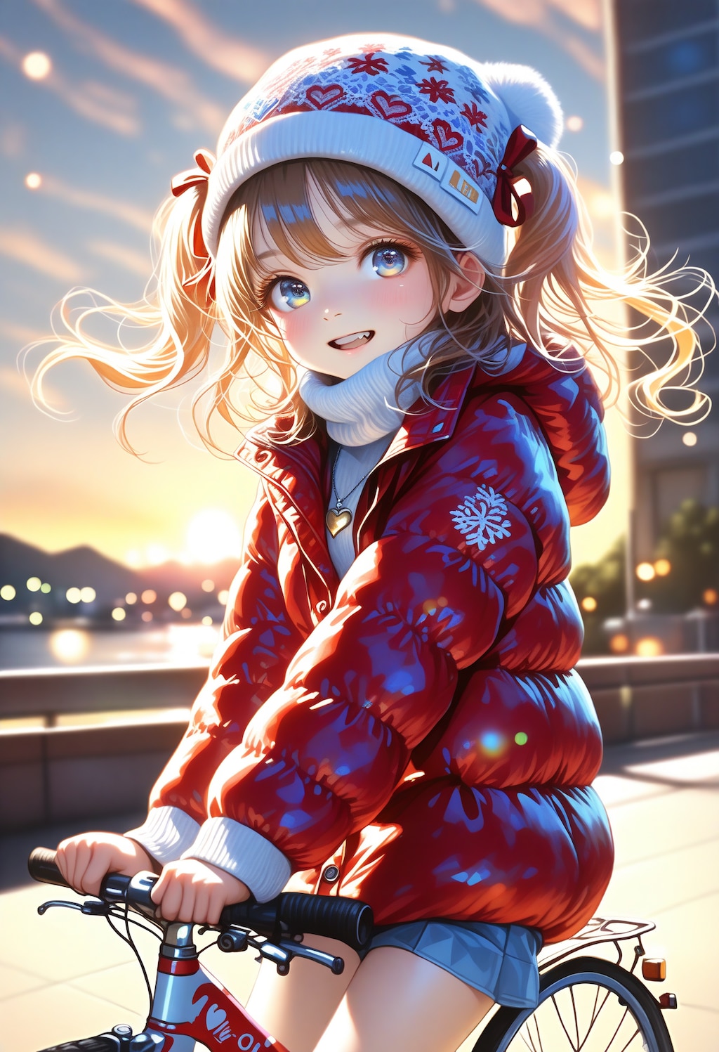 朝焼けお買い物ガール