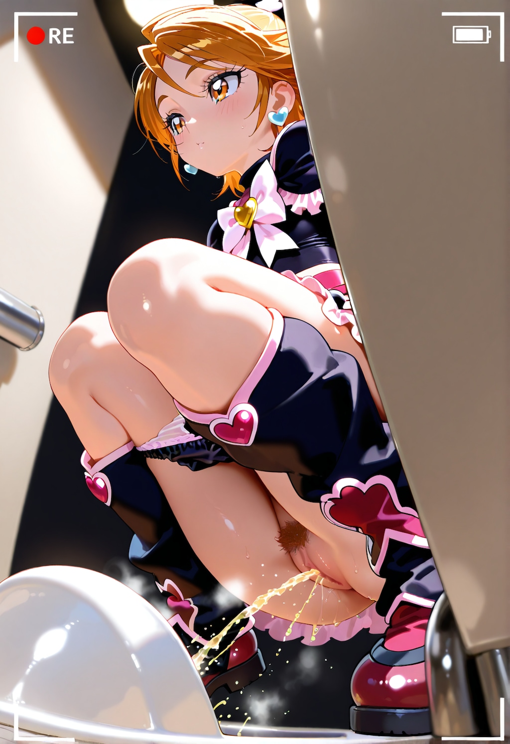 プリキュアのトイレ盗撮