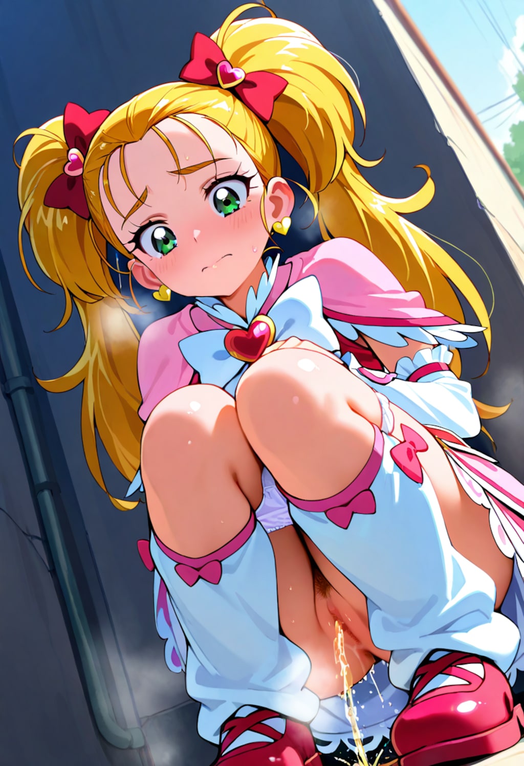プリキュアのトイレ盗撮