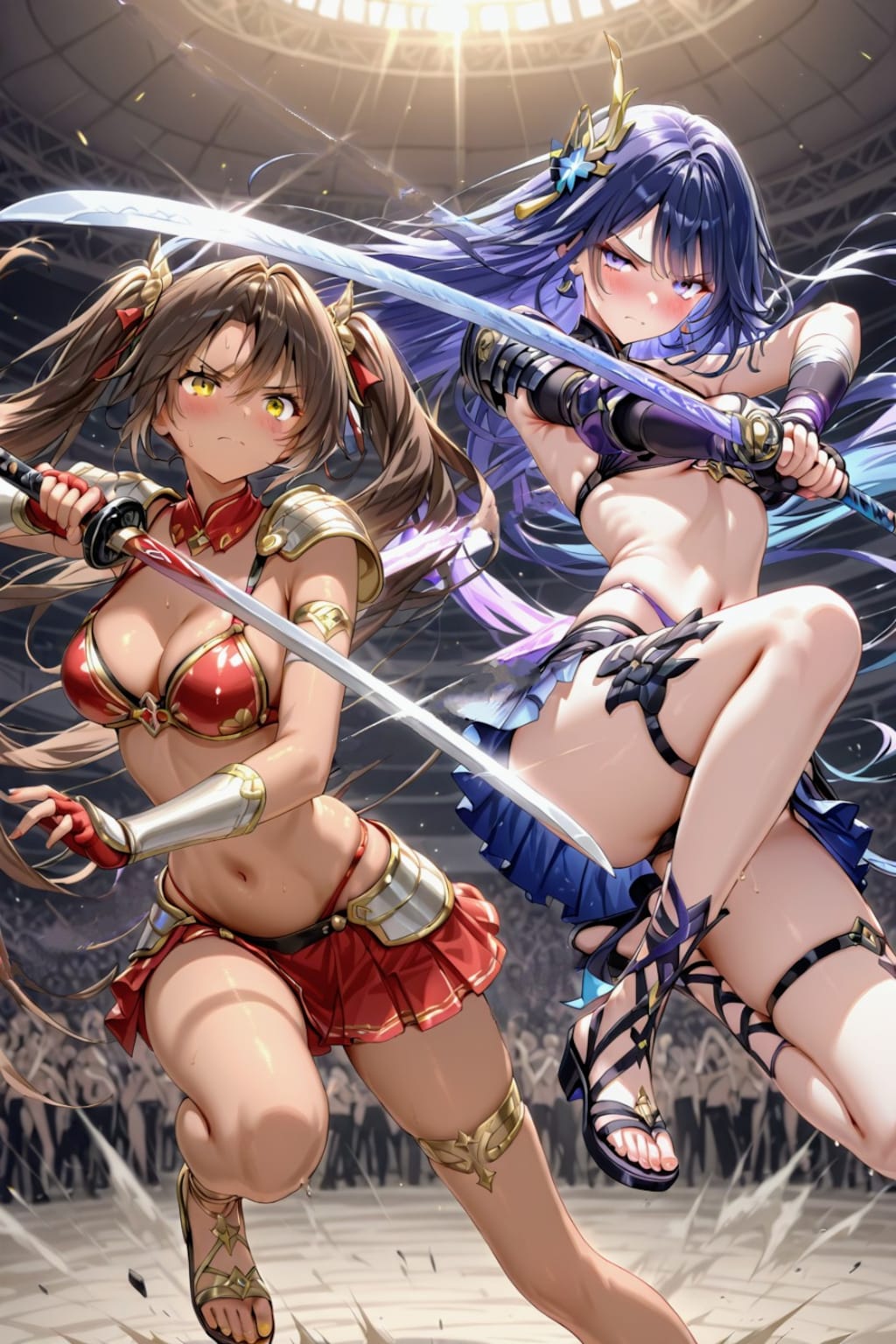 ビキニアーマーお姉やんのド変態まさけ退治01